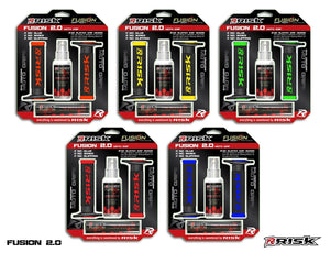 FUSION 2.0 Ergo Moto Grips with Fusion Grip Tech Bonding System