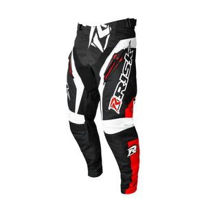 Risk Racing VENTilate V2 Pant - Red/Black - Motocross Riding Gear - Front