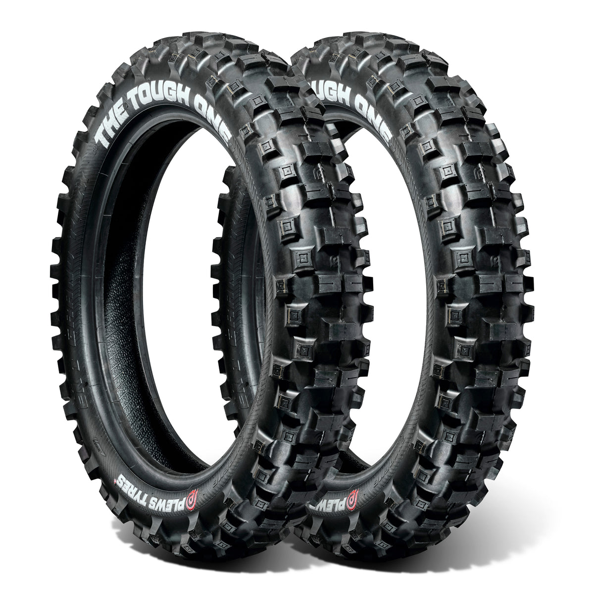 Plews Tyres | TOUGH ONE Enduro Double Rear Set | Two EN1 THE TOUGH ONE Rear Enduro Tire Bundle