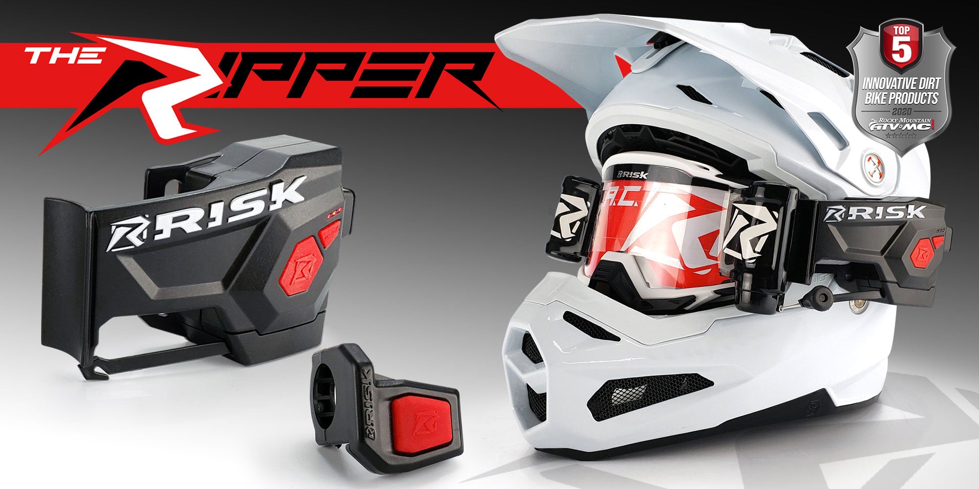 Ripper - Automate Roll-Off goggles with the push of a button // Risk Racing Europe