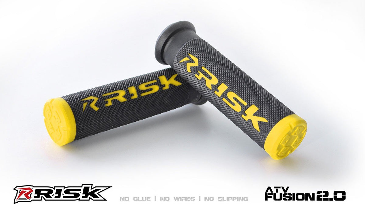 FUSION 2.0 Ergo ATV/MTB Grips with Fusion Grip Tech Bonding System