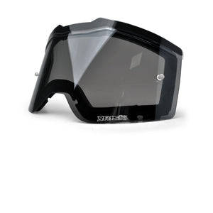 Mirrored tint tear-off lens for the J.A.C. V3 MX Goggles by Risk Racing