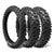 Plews Tyres | GP Enduro 3pc Set | Two EN1 GRAND PRIX Rears & One EN1 GRAND PRIX Front Enduro Tire Bundle - perspective view