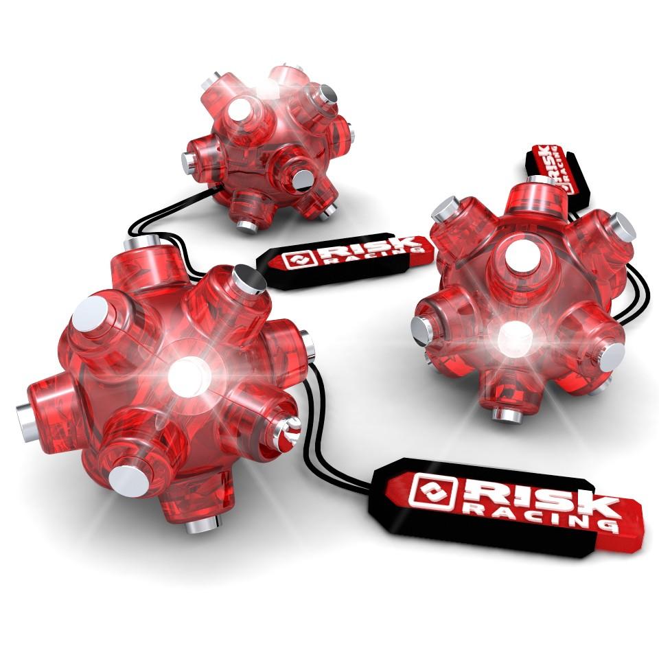 Mina de luz magnética-Hands Free Flashlight-3 Pack